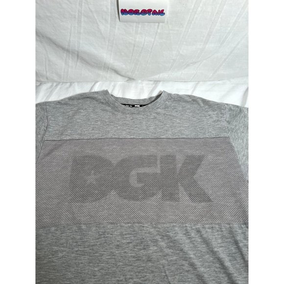 DGK Dirty Ghetto Kids T-Shirt Mens Medium Gray Short Sleeve Shirt - Picture 3 of 8